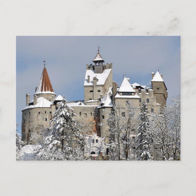 Postcard Bran Castle, Transylvania, Romania (Front)