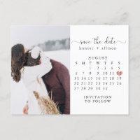 Postcard | Calendar Save the Date