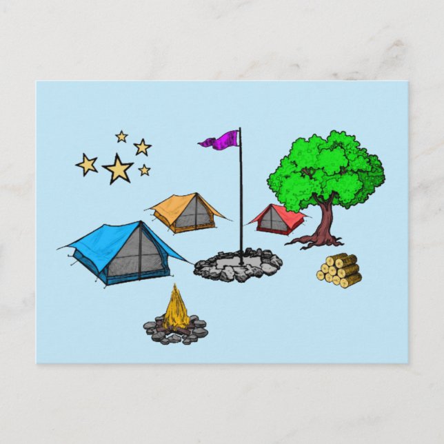 Postcard Camping (Front)