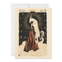 Postcard - Capricorn Celestial Zodiac Art