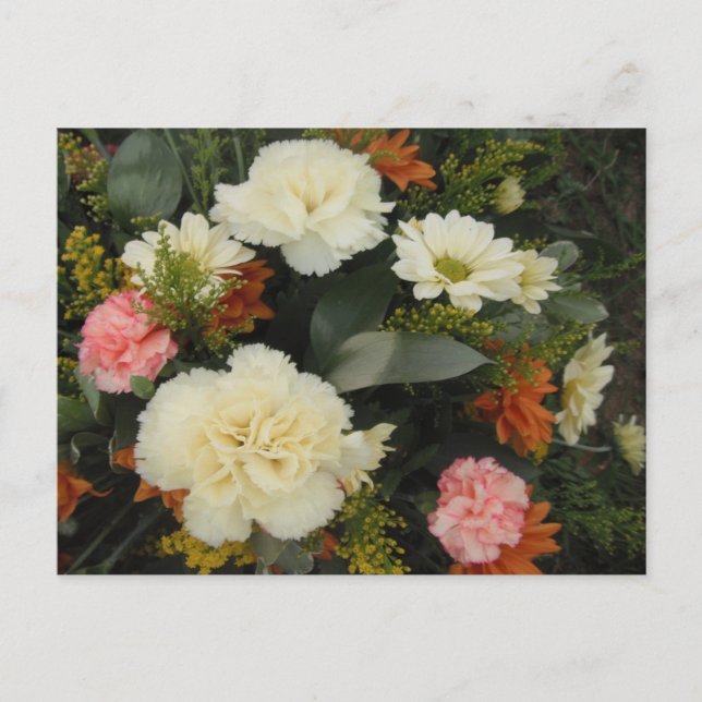 Postcard Carnation Bouquet (Front)