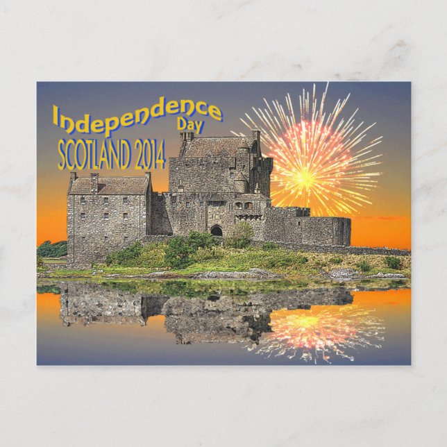 Postcard celebrating Scottish Independence in 2014 (Front)