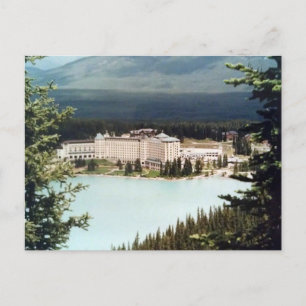 Postcard Chateau Lake Louise in Alberta, Canada
