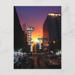Postcard Chinatown, Bangkok, Thailand