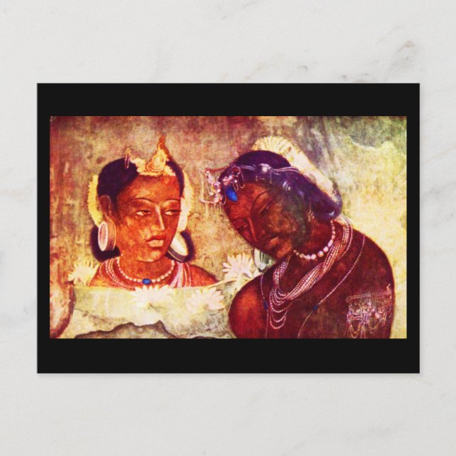 Postcard-Classic Art-Indischer Maler 2 Postcard (Front)