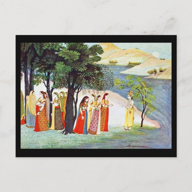 Postcard-Classic Art-Indischer Maler 9 Postcard (Front)