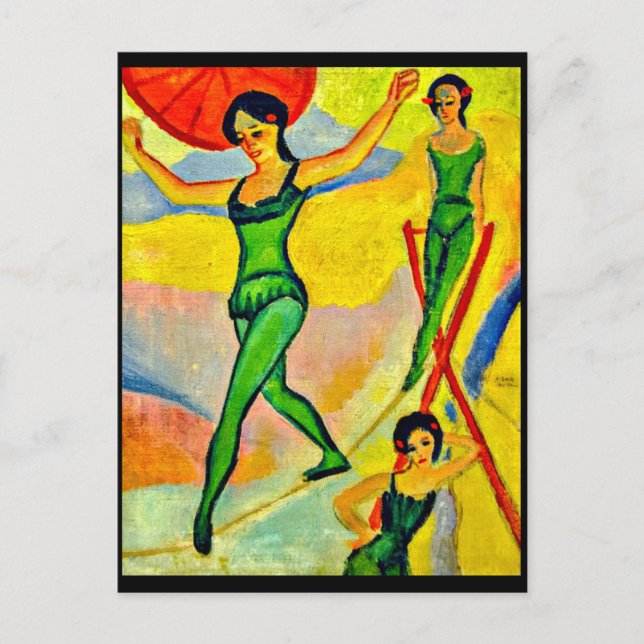 Postcard-Classic/Vintage Art-August Macke 20 Postcard (Front)