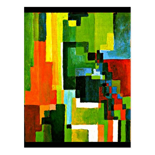 Postcard-Classic/Vintage Art-August Macke 22 Postcard