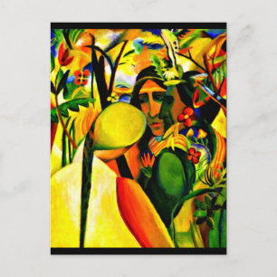 Postcard-Classic/Vintage Art-August Macke 23 Postcard