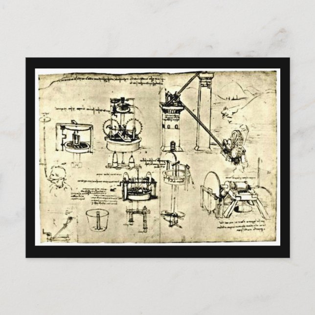 Postcard-Classic/Vintage-Leonardo da Vinci 18 Postcard (Front)