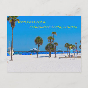 Postcard Clearwater Beach Florida