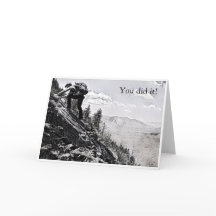 Postcard - Climbing, You did it!