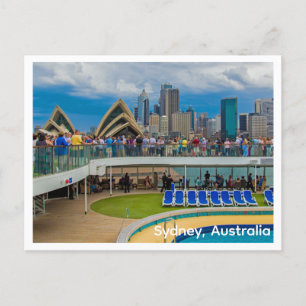 Postcard Cruise Ship in Sydney, Australia