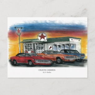 Postcard - Cruis'in Camaros