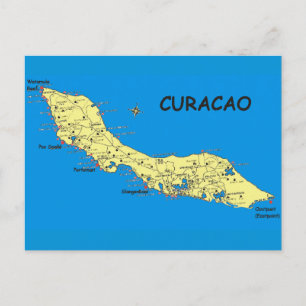 Postcard Curacao Island in the Sun