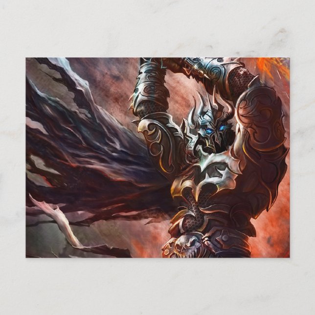 Postcard - Death Knight Close-up (Front)