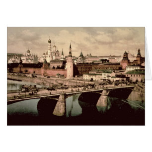 Postcard depicting the Kremlin, Moscow