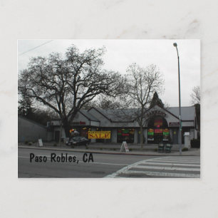 Postcard, Downtown Paso Robles, CA Postcard