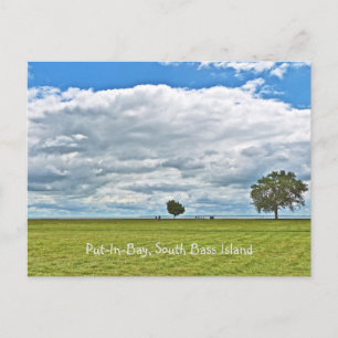 postcard DRAMATIC SKY/PUT-IN-BAY,SOUTH BASS ISLAND