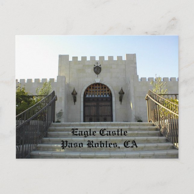 Postcard: Eagle Castle, Paso Robles, CA Postcard (Front)