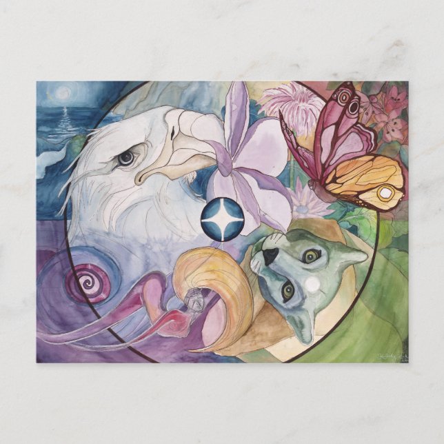 Postcard: "Essence Wheel" Postcard (Front)