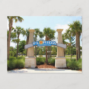 Postcard, Florida Welcomes You Postcard