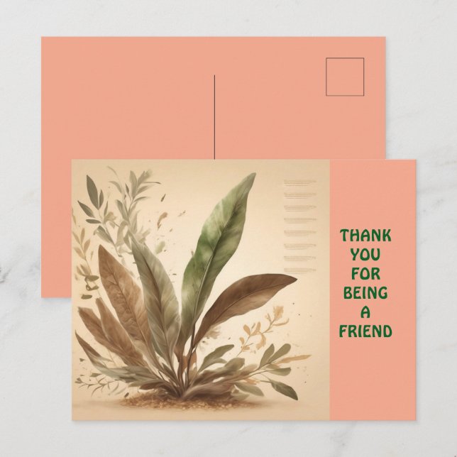 POSTCARD FOR A FRIEND (Front/Back)