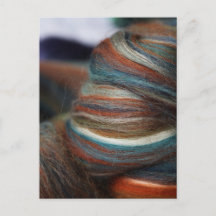 Postcard for a spinner or fibre artist