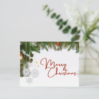 Postcard for annual holidays