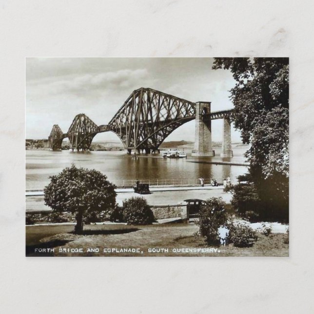 Postcard, Forth Bridge, Scotland Postcard (Front)