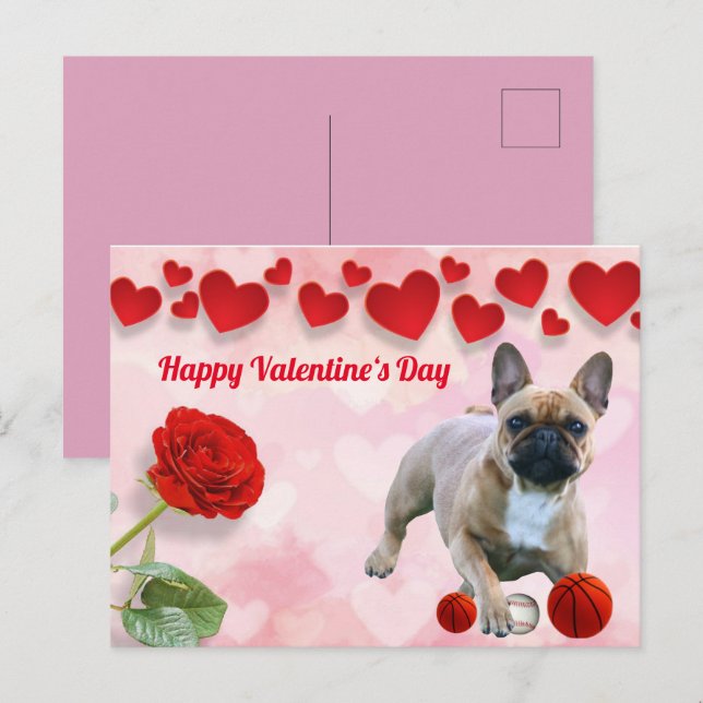 postcard French Bulldog Mother's Day (Front/Back)