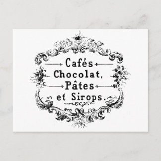 Postcard - French Cafe