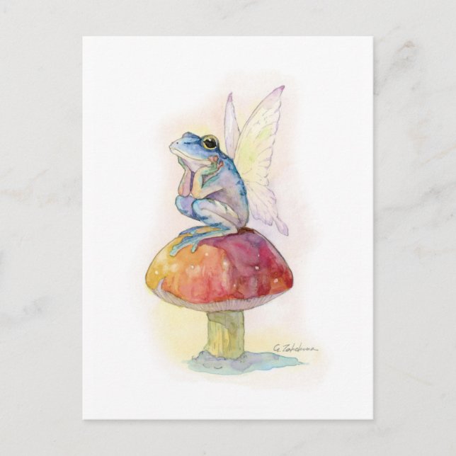 Postcard Frog Fairy (Front)