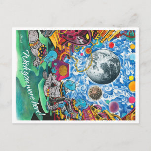 Postcard from aliens in space