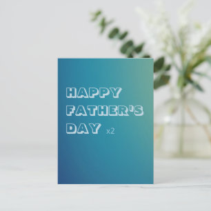 Postcard - Gay Father's Day x2