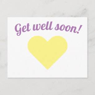 Postcard Get well soon!