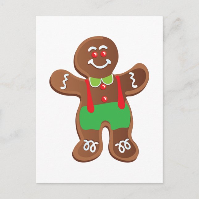 POSTCARD GINGERBREAD MAN (Front)