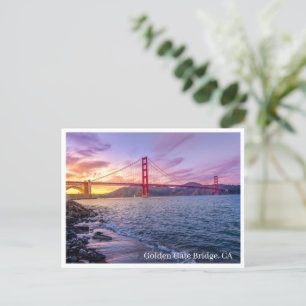 Postcard - Golden Gate Bridge, CA