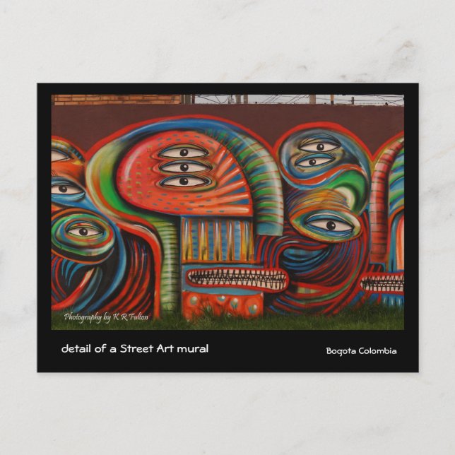 Postcard: Graffiti Eyes Postcard (Front)