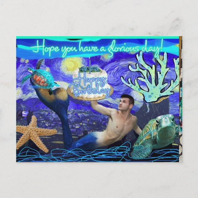 Postcard happy birthday (Front)