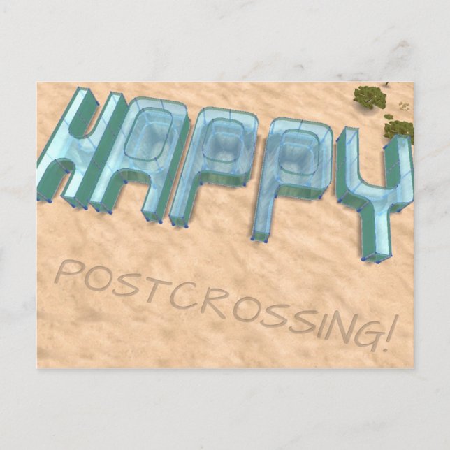Postcard "Happy Postcrossing!" (Front)