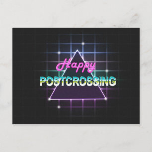 Postcard "Happy Postcrossing 80s Style"