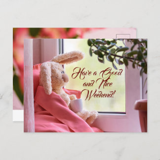 Postcard Have a good and nice weekend