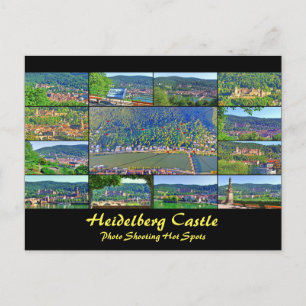 PostCard Heidelberg Castle Photo Shooting HotSpots