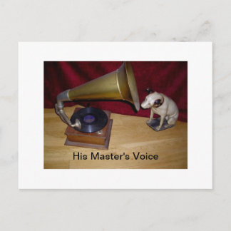 Postcard - His Master's Voice