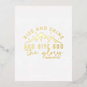 Postcard Holiday Christian Verses