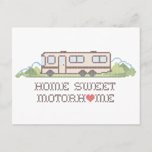 Postcard - Home Sweet Motor Home