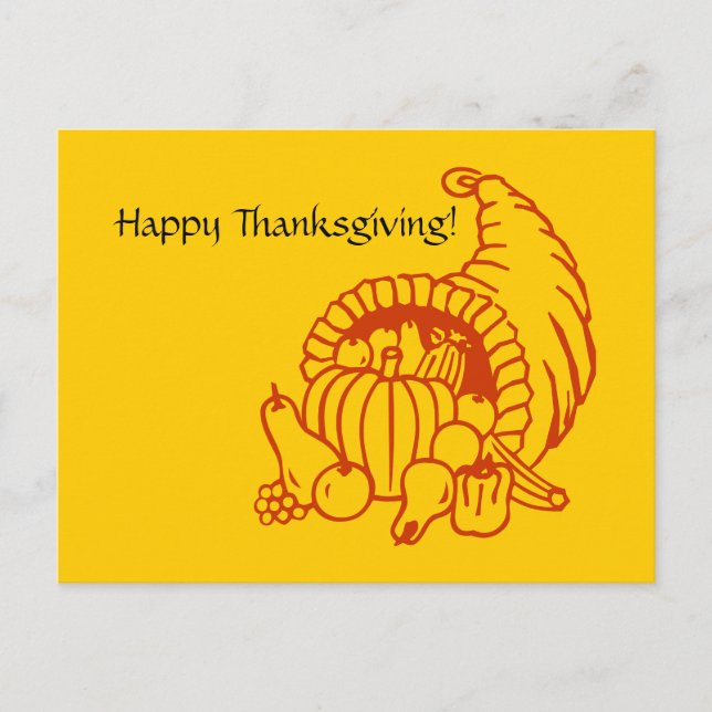 Postcard - Horn of Plenty (Front)