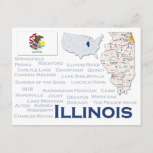 Postcard "Illinois"