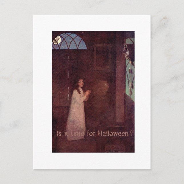 Postcard Is it Time for Halloween? (Front)